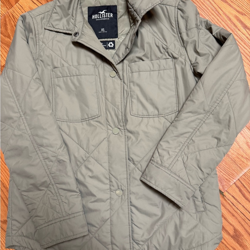 Neutral Quilted Jacket - Picture 2 of 15